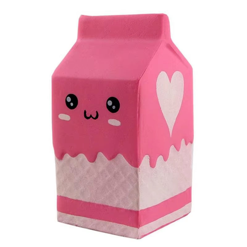 Jumbo Milk Carton Squishy PU Simulation Series Toys Slow Boost Cream Scented Soft Squeeze Toy anti Stress for Kid Gift