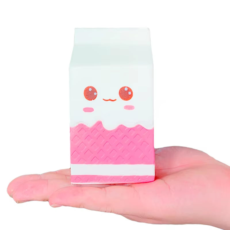 Jumbo Milk Carton Squishy PU Simulation Series Toys Slow Boost Cream Scented Soft Squeeze Toy anti Stress for Kid Gift