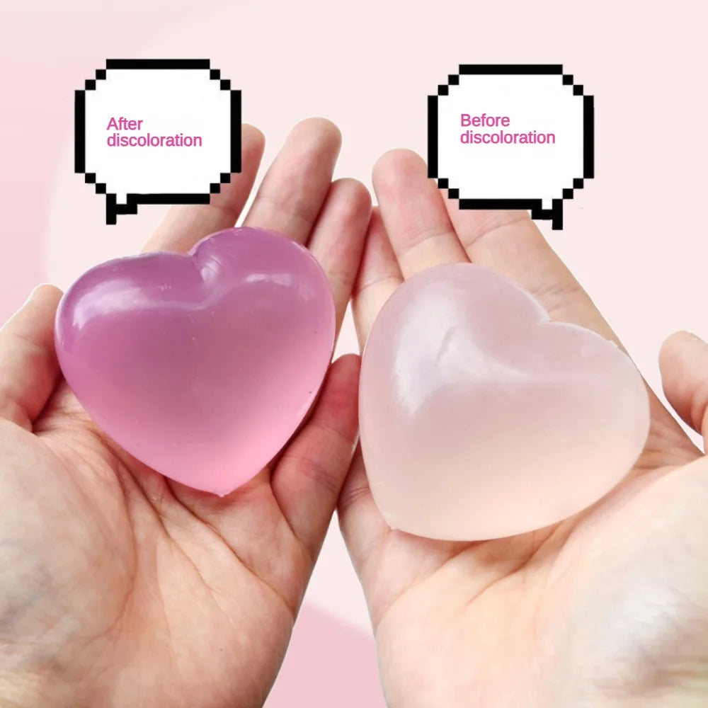 Color Change Heart Squeeze Toy 