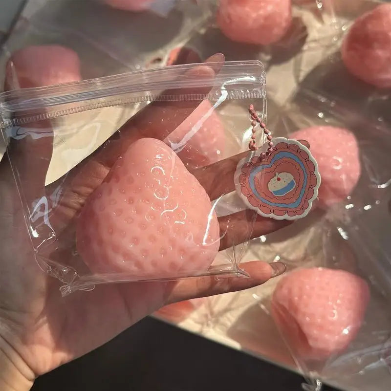 Strawberry Mochi Squeeze Toy 