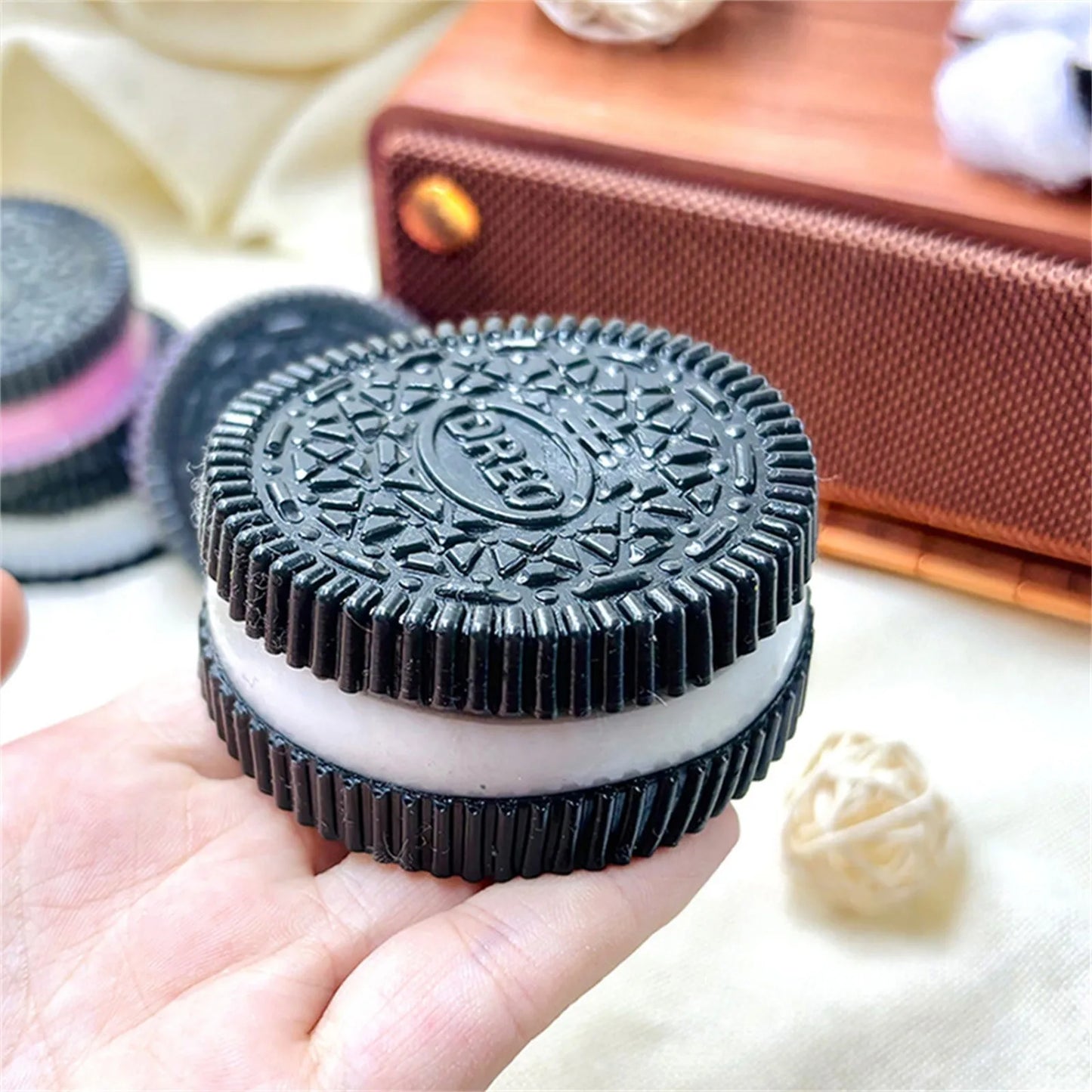 Decompression Cookie Soft Squishes Toy Biscuit Stress Relief Toy Funny Squeeze Toy Hand Relax Sensory Fidget Toys