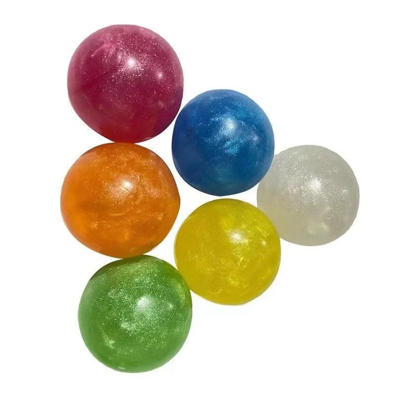 Pearlescent Malt Syrup Stress Ball Squeeze Kids Adult Stress Relief Toy Transparent Fun Slow Rebound Baby Toy Birthday Gift