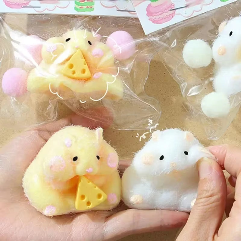 Squeeze the Cutest Hamster! 🐹💖 Perfect Stress Reliever & Fun Gift for Kids! 🎁✨